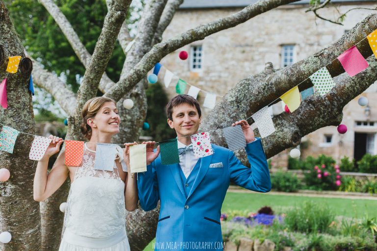 Un mariage coloré au Manoir de Keringant, à Saint-Quay-Perros près de Lannion