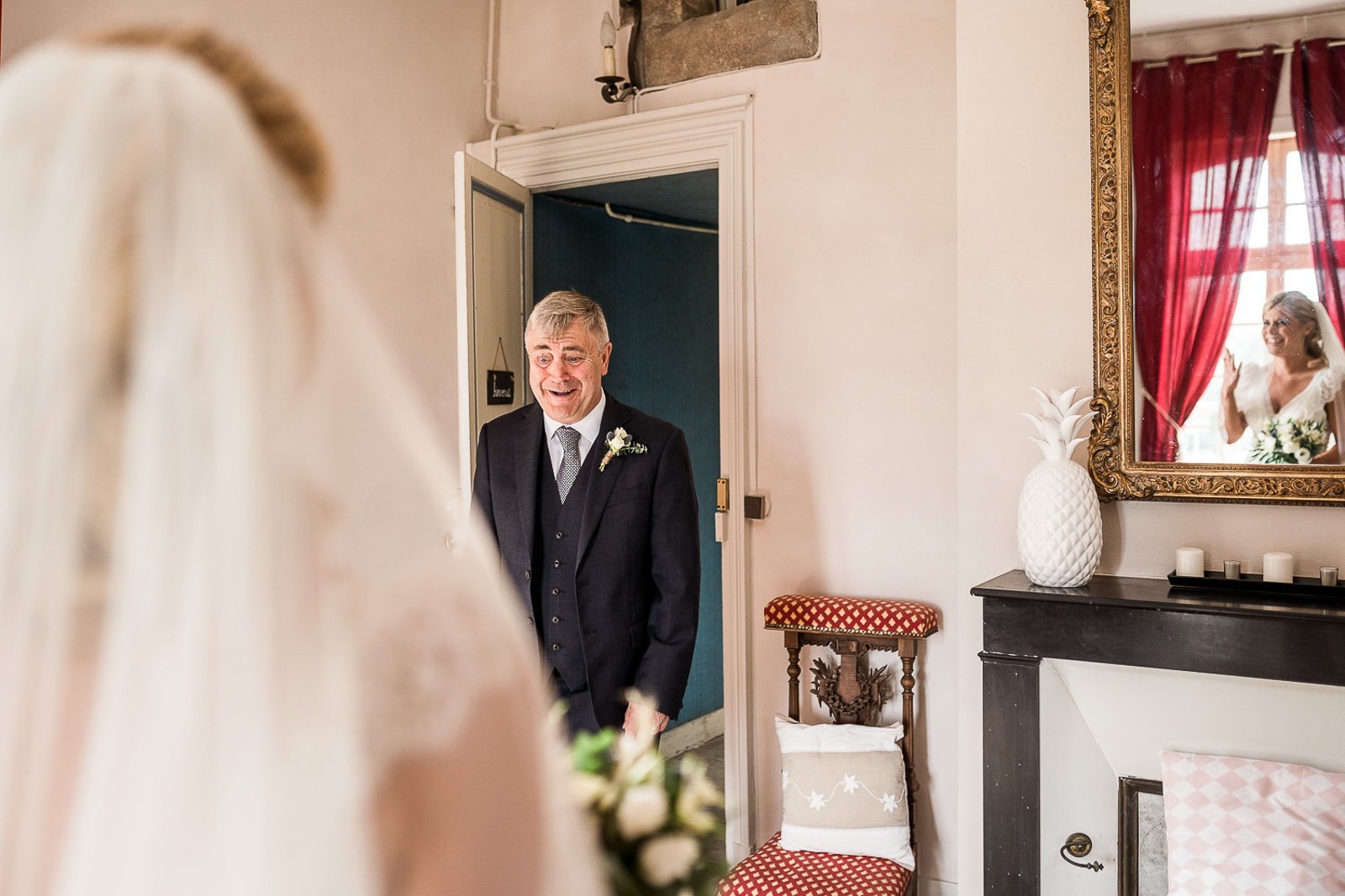 father of the bride discovering his daughter