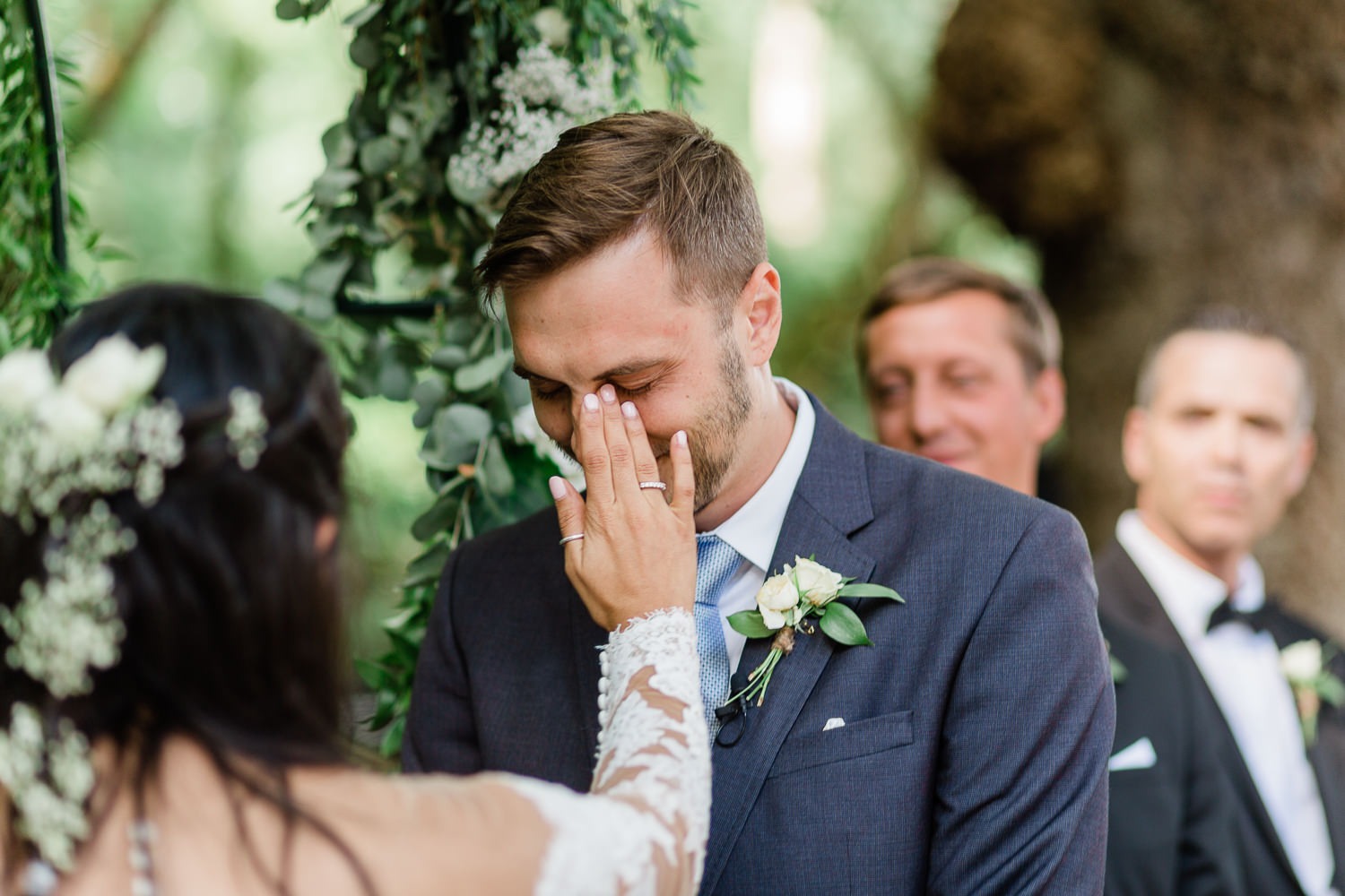 french-american wedding in Morbihan Brittany, France