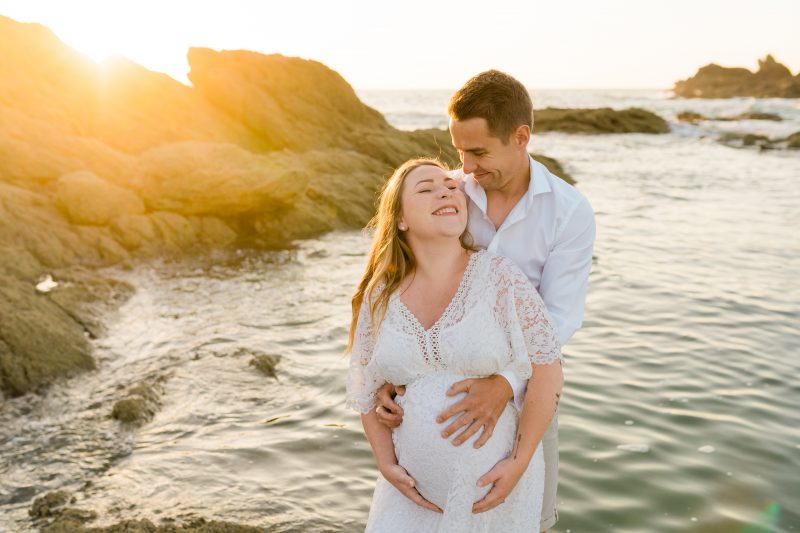 photos de grossesse à Saint Malo sur la plage