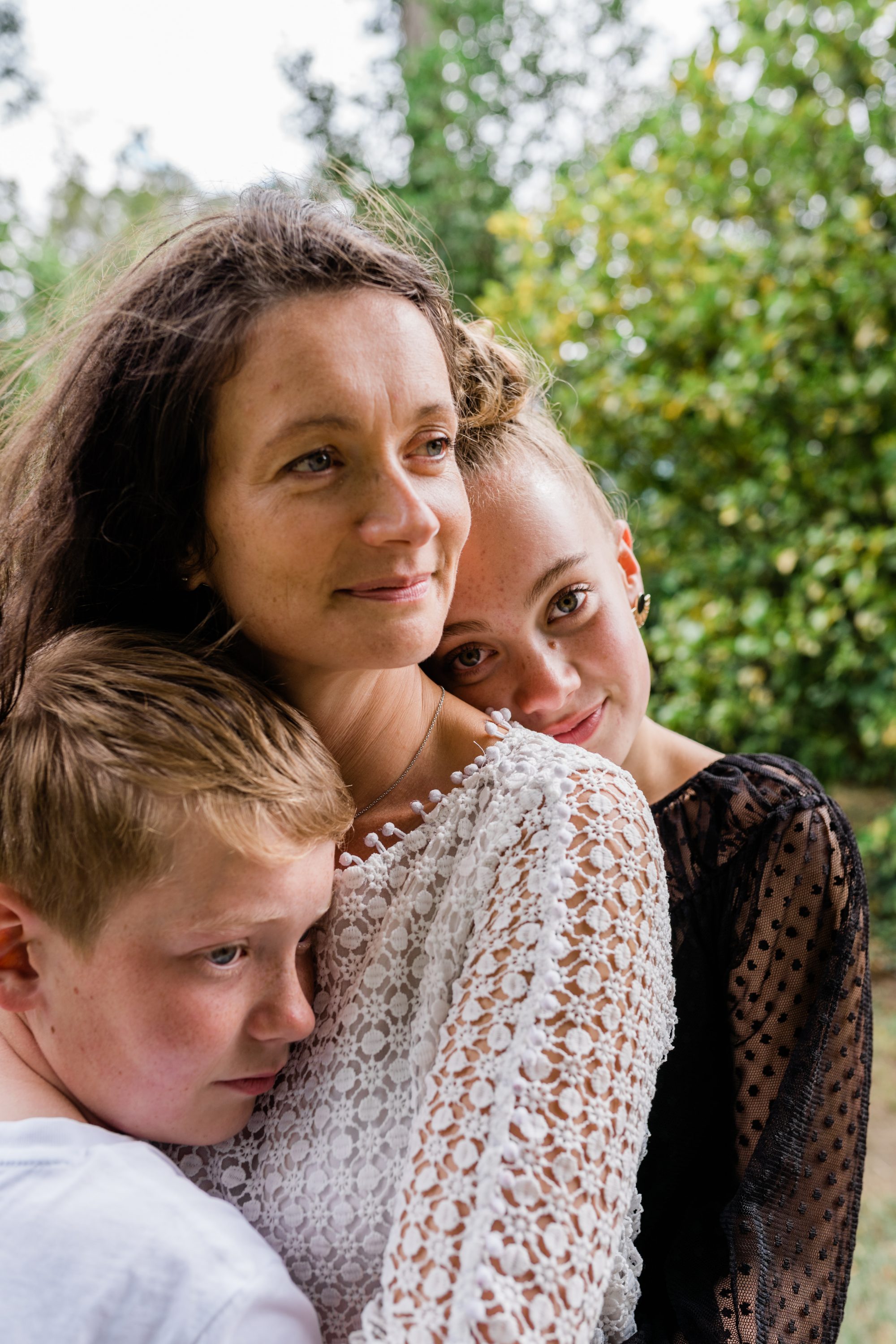 photographe portrait de famille à Janzé Piré sur Seiche dans un parc 