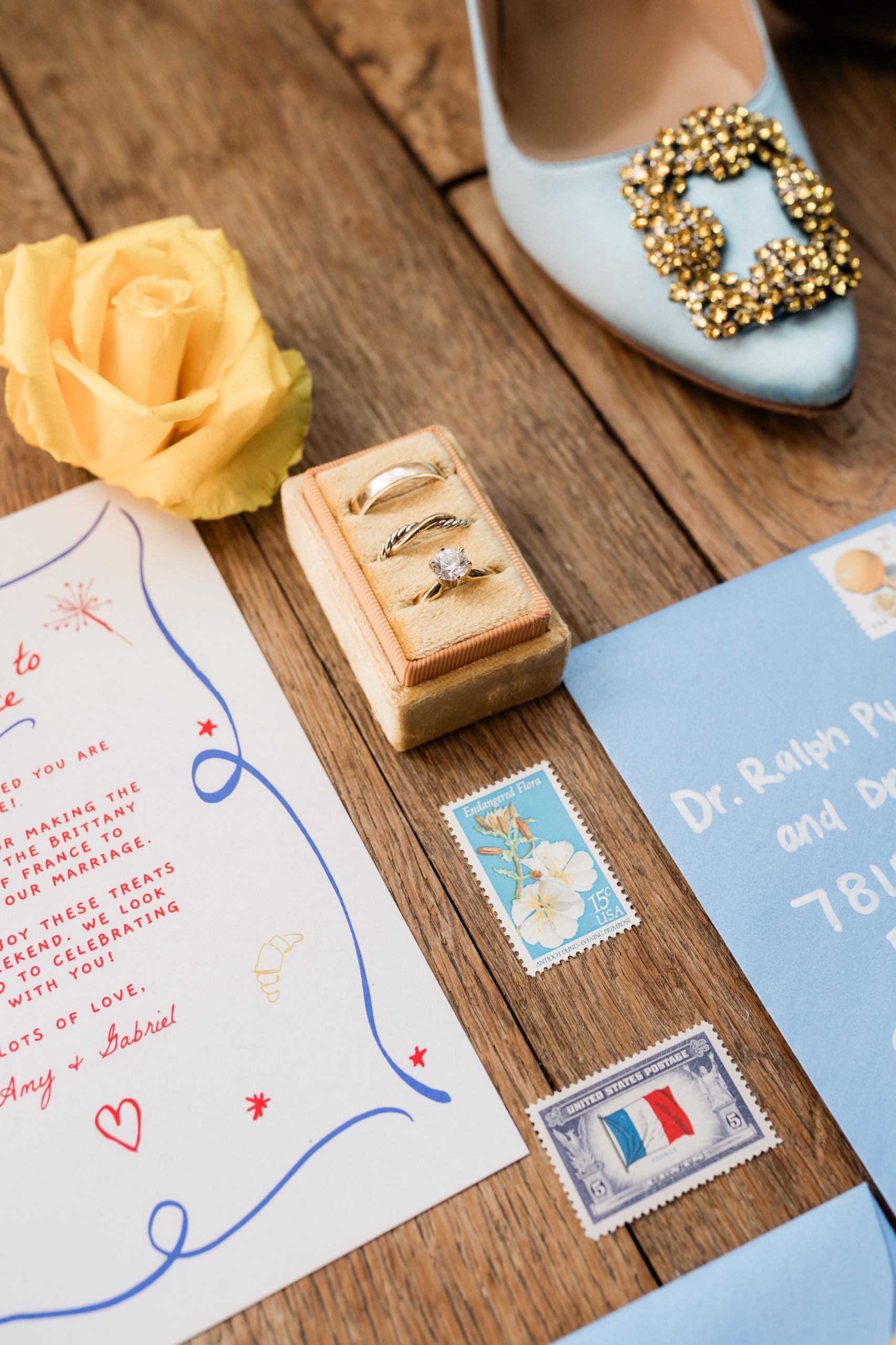 American wedding in Brittany, France